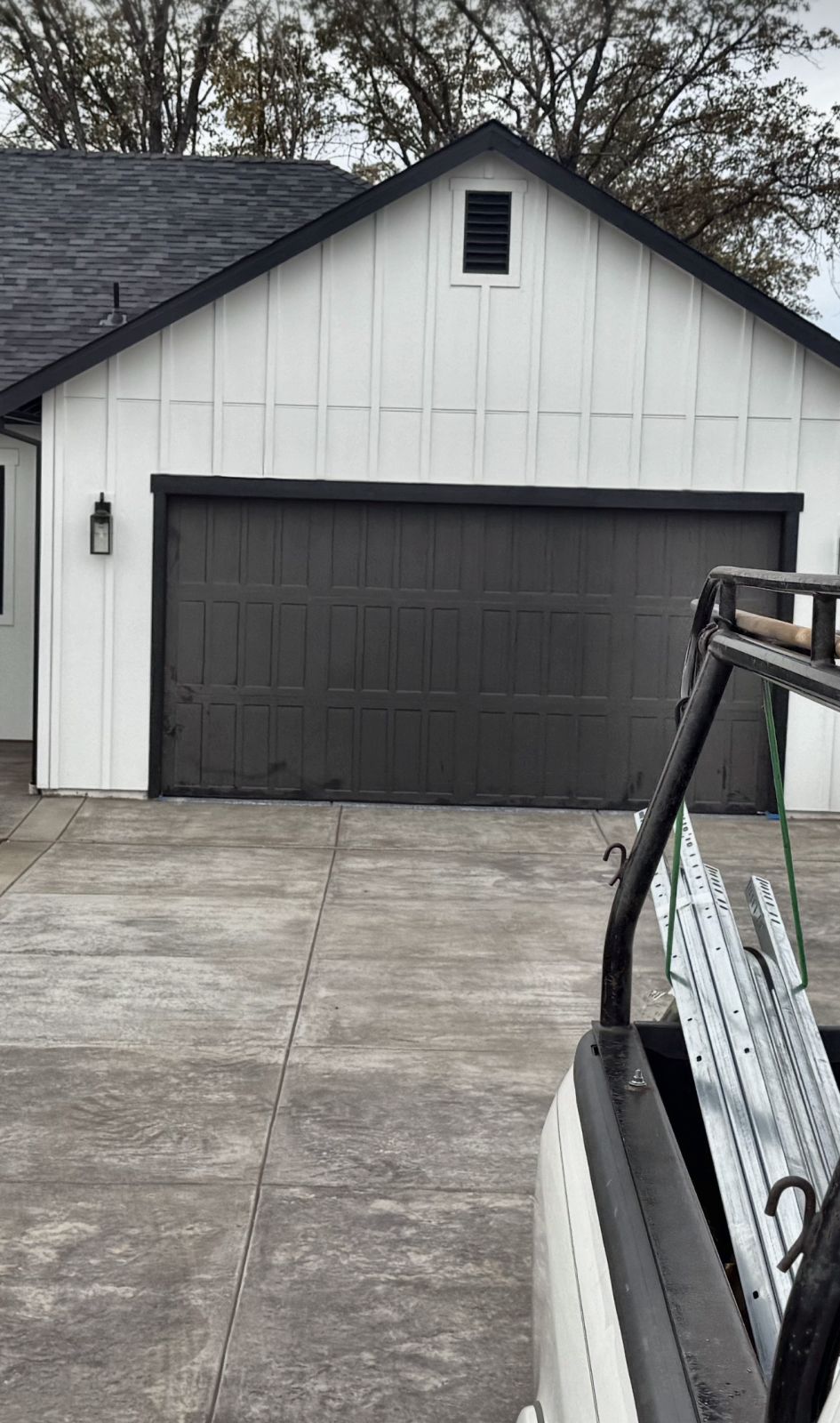 After: Crooked door repaired and back in service
